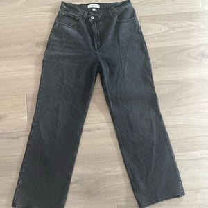 Abercrombie 90s relaxed jeans high rise 28 short curve love